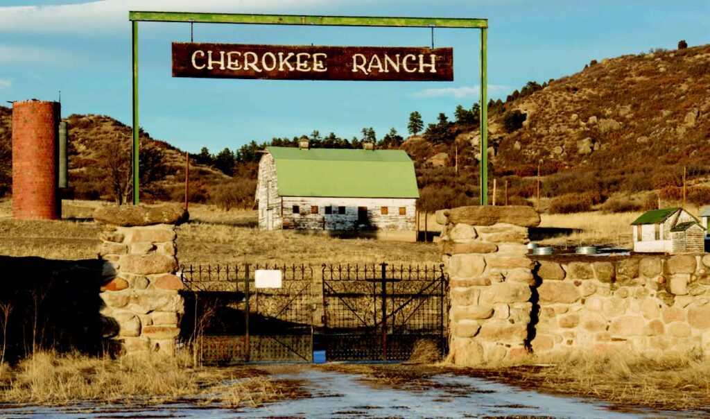 Cherokee Ranch Dairy, which is no longer in use, sits just north of the main ranch entrance on Santa Fe Drive. Photo by Paul DiSalvo