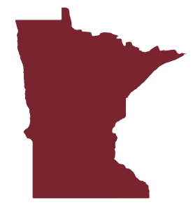 Silhouette of the State of Minnesota